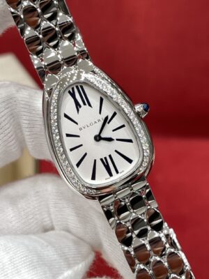 BVLGARI Serpenti 103148 (White Dial, 18K White Gold)