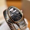 BVLGARI Serpenti 102123 SP35BSPG1T (Black Dial, Steel & Rose Gold)