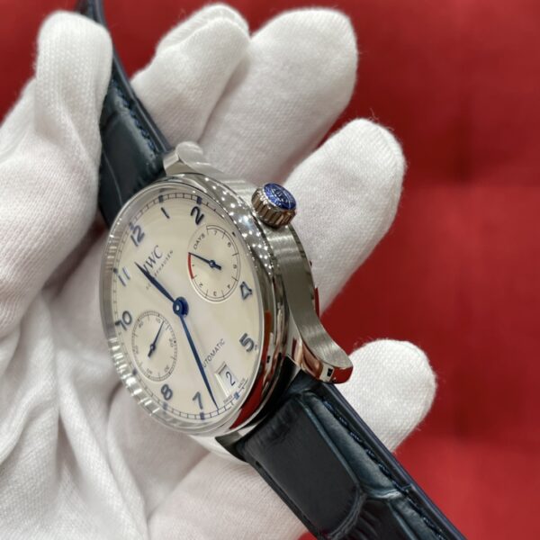 IWC Portuguese Automatic Ref. IW500705 (White Dial, Blue Hands)