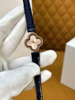 Van Cleef & Arpels Alhambra (Guilloché 18K Rose Gold Dial)