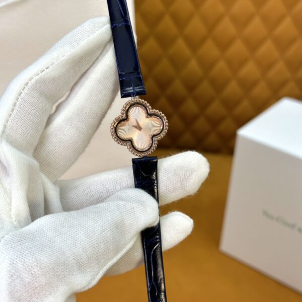 Van Cleef & Arpels Alhambra (Guilloché 18K Rose Gold Dial)