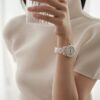 Chanel J12 Series H5700 (Ceramic & Stainless Steel, White Dial)