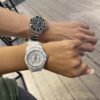 Chanel J12 Series H5705 (Ceramic & Stainless Steel, White Dial)