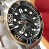 Omega Seamaster Diver 210.20.42.20.01.001 (Black Enamel Dial, 18K Rose Gold Case, Ceramic Bezel)
