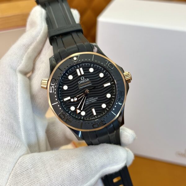 Omega Seamaster 210.62.44.20.01.001 (Black Ceramic, Titanium, Rose Gold)