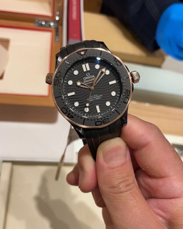Omega Seamaster 210.62.44.20.01.001 (Black Ceramic, Titanium, Rose Gold)