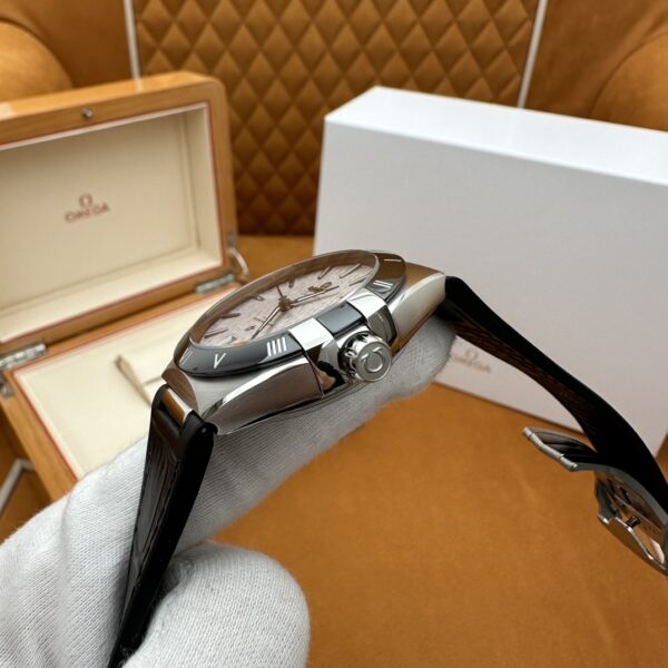 Omega Constellation 131.33.41.21.06.001 (Gray Silk Dial, Stainless Steel, Black Ceramic, Hybrid Strap)