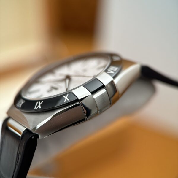Omega Constellation 131.33.41.21.06.001 (Gray Silk Dial, Stainless Steel, Black Ceramic, Hybrid Strap)