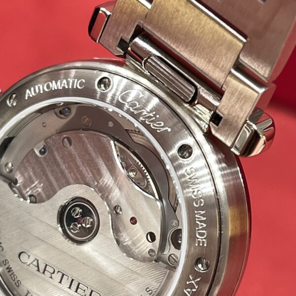 3 Cartier Pasha Series WSPA0013 (35mm, 1847 MC Automatic Movement, Stainless Steel)