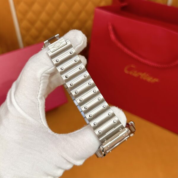 Cartier Santos Series Ref. WSSA0062 (Gradient Green Dial, Stainless Steel)