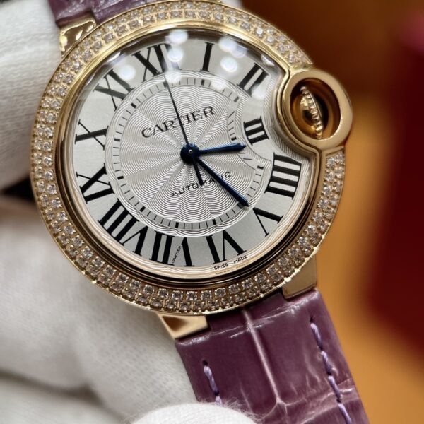 Cartier Ballon Bleu Series WE902066 (33mm, Steel, Sapphire Crystal)