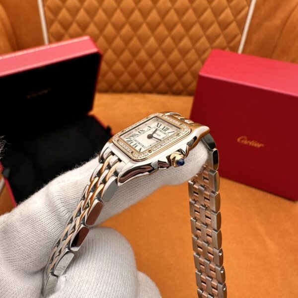 Cartier Leopard Series W3PN0006 (Small Size, Steel & Gold)