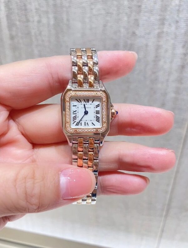 Cartier Leopard Series W3PN0006 (Small Size, Steel & Gold)