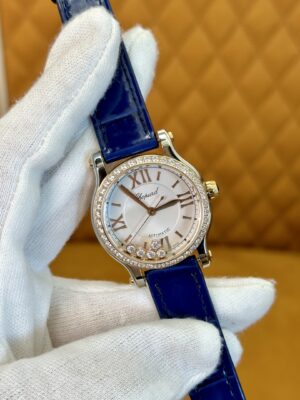 Chopard Happy Sport Ref. 278608-6003 (Blue Diamond Bezel)