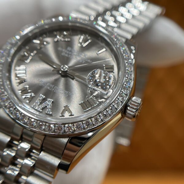 3 Rolex Datejust m278384rbr-0031 (Gray Roman Numeral Dial)