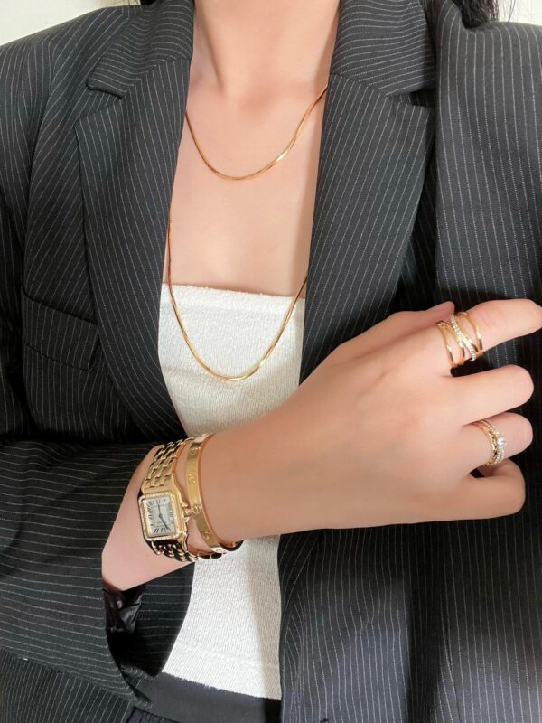 Cartier Leopard Series WJPN0016 (Medium Size, Gold & Swarovski Diamonds)