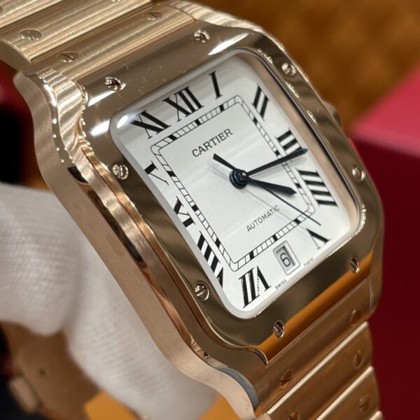 Cartier Santos Series WGSA0018 (Large, Rose Gold)