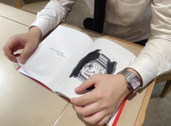 Cartier Santos Series WSSA0018 (Silver, Stainless Steel)