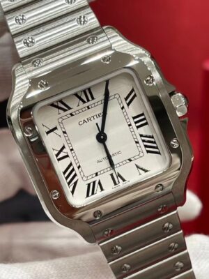 Cartier Santos Series WSSA0029 (Medium Size, Stainless Steel)