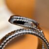 Bvlgari Serpenti Series 101816 SP35C6SDS.1T (White, Stainless Steel, Pink Spinel Crown, Diamond Bezel, Swiss Quartz Movement)