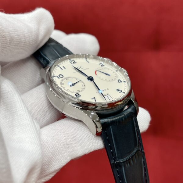 IWC Portuguese Automatic Ref. IW500705 (White Dial, Blue Hands)