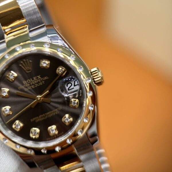Rolex Datejust M278343RBR-0021 (Choco Dial, Diamond Bezel, 31mm)