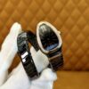 Bvlgari Serpenti Series 102532 (Black, Rose Gold, Ceramic Strap, Diamond-Studded, Pink Ceramic Crown, Swiss Quartz Movement)