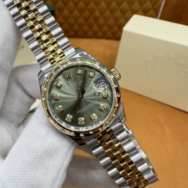 3 Rolex Datejust M278343RBR-0030 (Diamond Dial, Diamond Bezel, 31mm)
