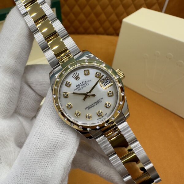 3 Rolex Datejust m278343rbr-0027(White Mother-of-Pearl Dial 31mm)