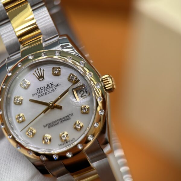 3 Rolex Datejust m278343rbr-0027(White Mother-of-Pearl Dial 31mm)