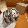 Bvlgari Serpenti 103149 (Silver Dial, Rose Gold & Diamond Accents, 35mm)