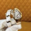 BVLGARI Serpenti 27HF00 (White Dial, Rose Gold & Ceramic)