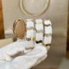 BVLGARI Serpenti 33HF00 (White Dial, Rose Gold & Ceramic)