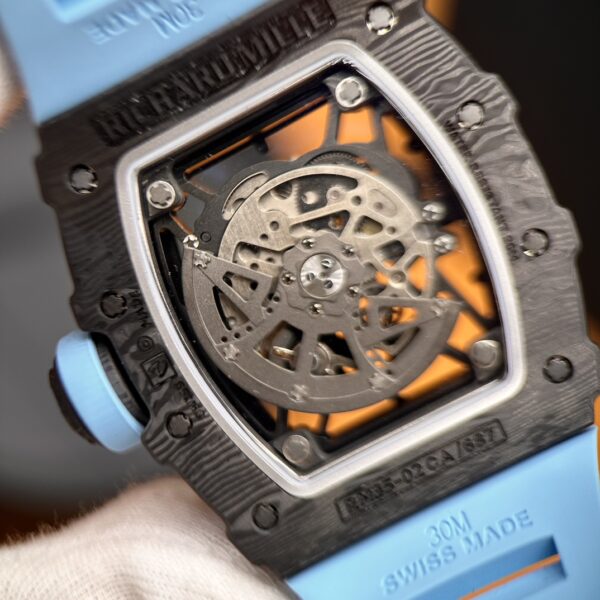 Richard Mille RM035-02 Blue Carbon Fiber Skeleton Dial