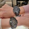 Chanel J12 Series H9541 (Ceramic & 18K Yellow Gold, Black Dial)