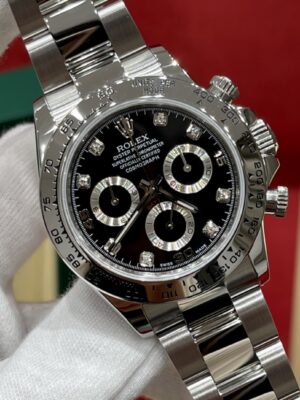 Rolex Cosmograph Daytona M116509-0055 (Diamond-set Black Dial)