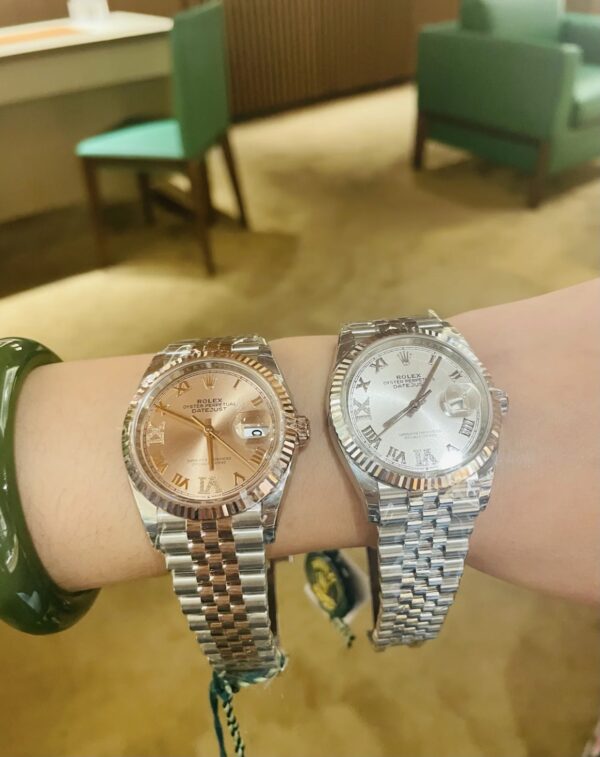Rolex Datejust m126231-0027 (Rose Gold Dial)