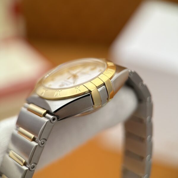 Omega Constellation Steel and Gold, White Dial, 29mm, Automatic Mechanical 131.20.29.20.02.002