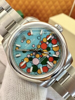Rolex Oyster Perpetual m277200-0010 (Turquoise Blue Dial)