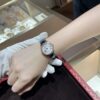 Cartier London WJRN0009 (Stainless Steel, Blue Sapphire, Silver Dial, Navy Blue Alligator Leather Strap)