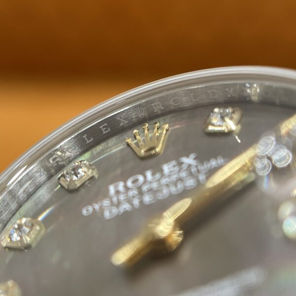 Rolex Datejust m278273-0024 (Black Mother of Pearl Dial with Diamond Markers)