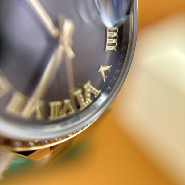 Rolex Datejust  m278383rbr-0028 (Diamond Set Dark Gray Dial)