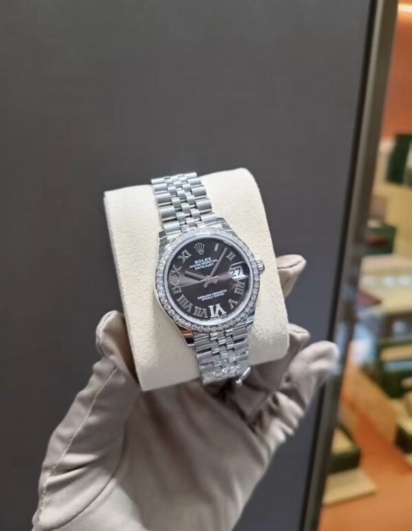 4 Rolex Datejust m278384rbr-0031 (Gray Roman Numeral Dial)