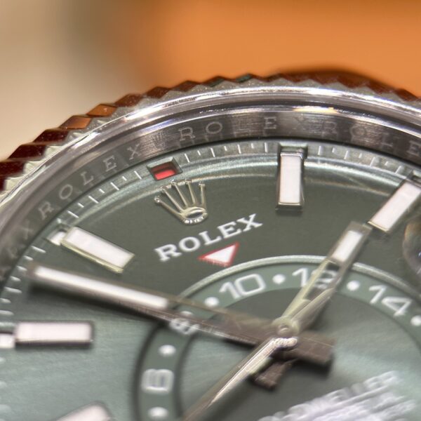 Rolex Sky-Dweller m336934-0001 (Green Dial, Three-Piece Link Bracelet)