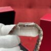 Cartier Tank Series WSTA0051 (Small, Stainless Steel, Pearl Silver Dial, Metal Strap)