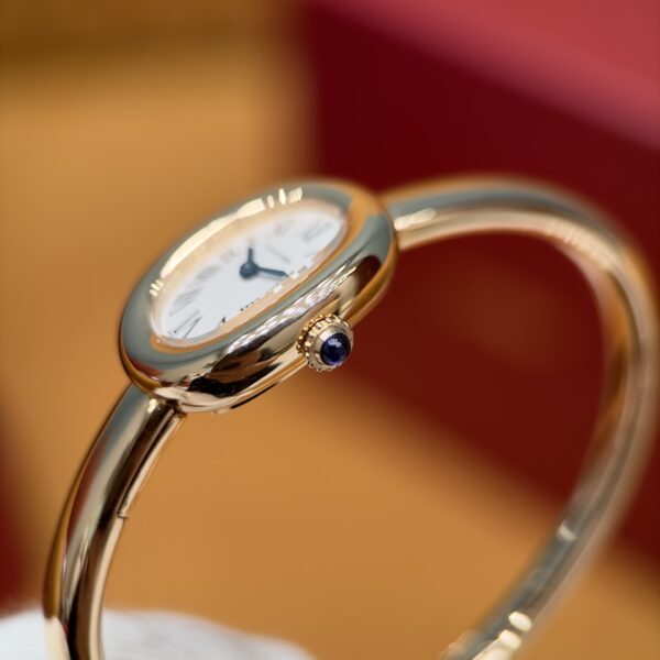 Cartier Bath Tub Series WGBA0020 (Yellow Gold, 18K Gold, Sapphire Inlay)
