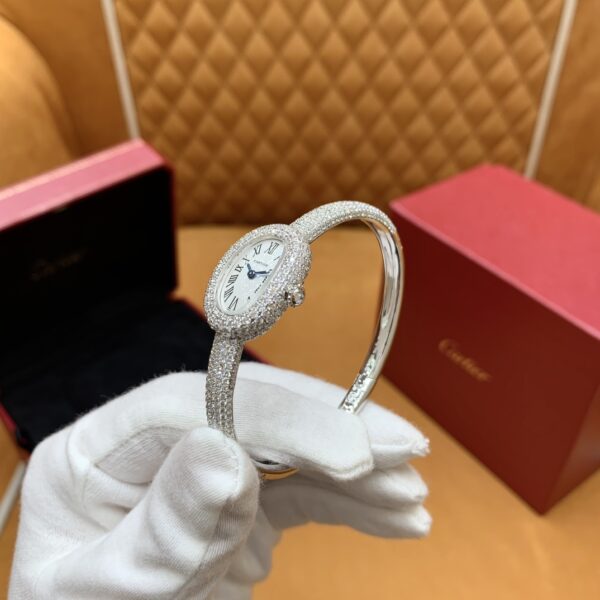 Cartier Baignoire Series HPI01607 (Platinum, Moissanite Diamond Inlay)