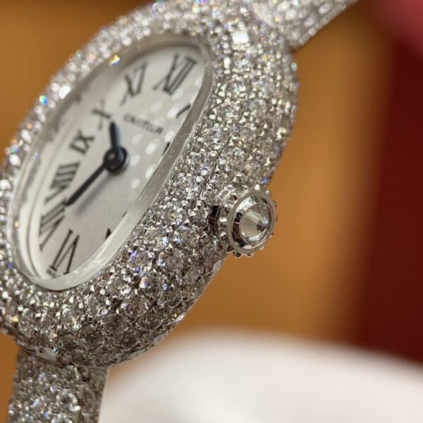 Cartier Baignoire Series HPI01607 (Platinum, Moissanite Diamond Inlay)