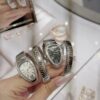 Bvlgari Serpenti Series 101816 SP35C6SDS.1T (White, Stainless Steel, Pink Spinel Crown, Diamond Bezel, Swiss Quartz Movement)