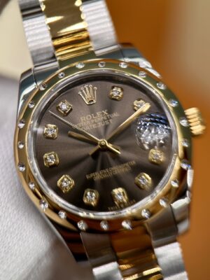 Rolex Datejust M278343RBR-0021 (Choco Dial, Diamond Bezel, 31mm)